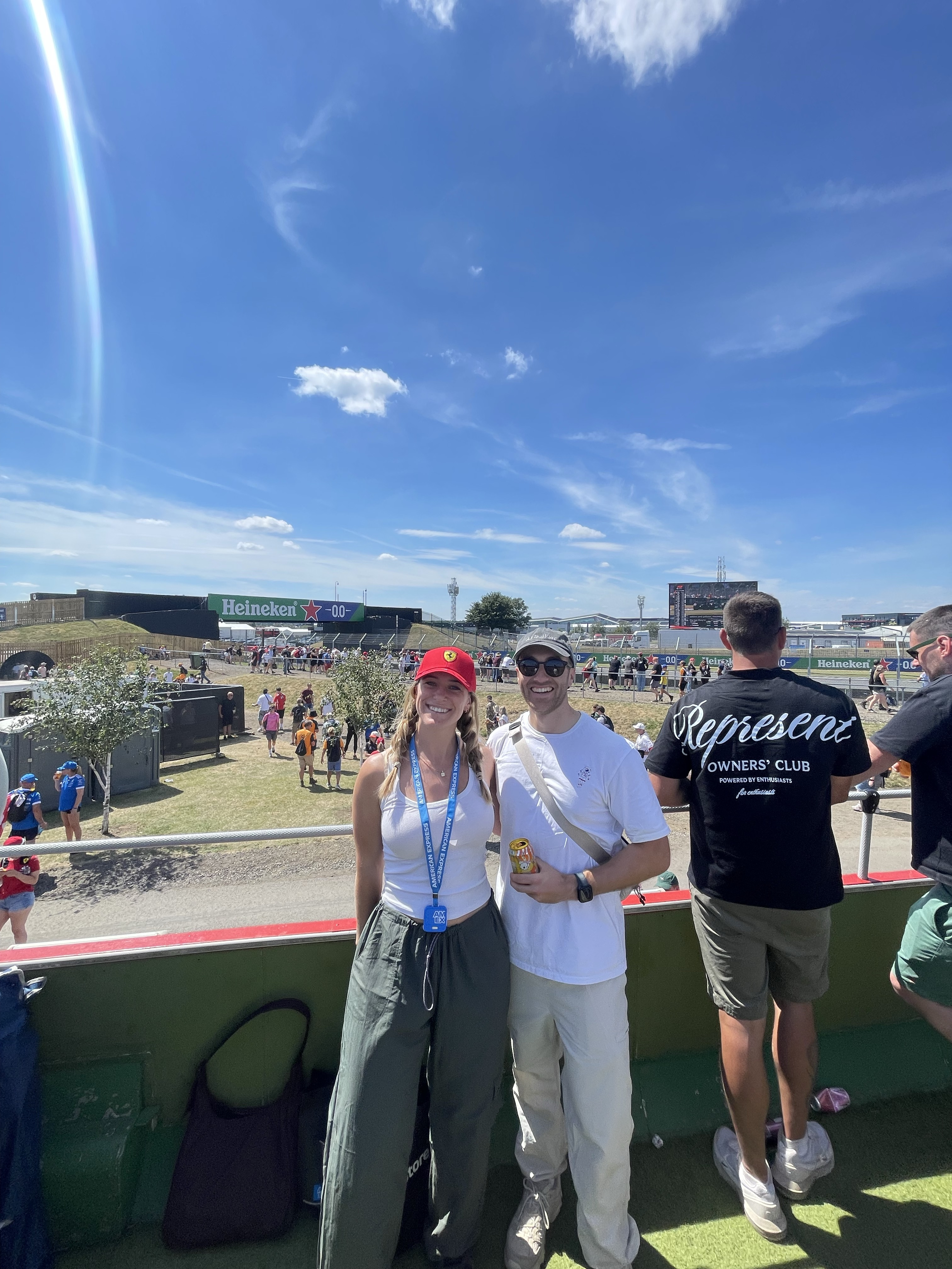 Together at a Formula 1 race day